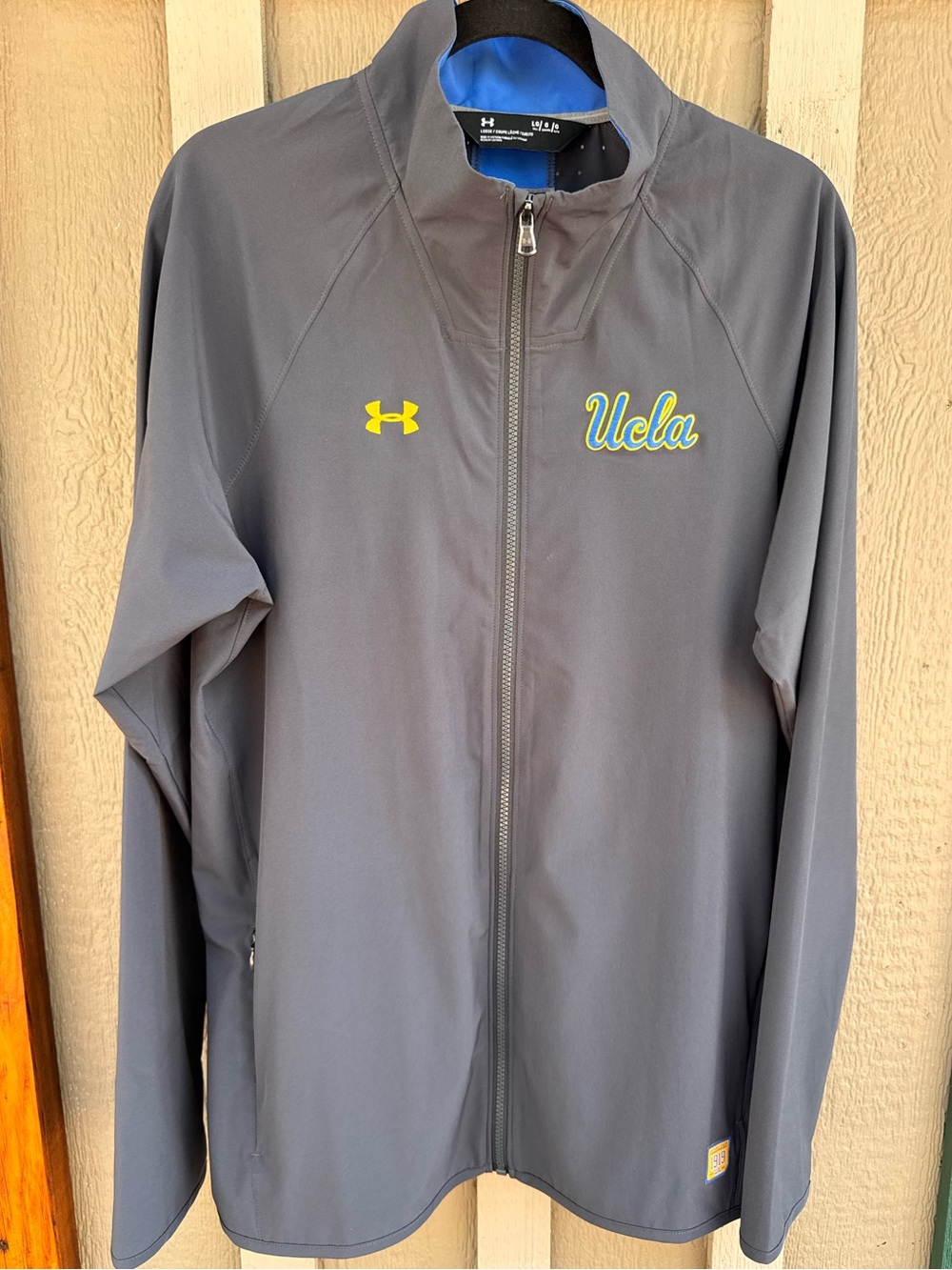 UCLA Volleyball Official Under Armour Gray Full‑Zip Jacket SZ L Women’s